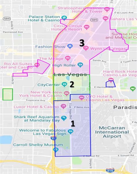 las vegas taxi zone pricing